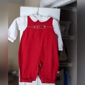 Baby Boy's 2-Piece Romper Set